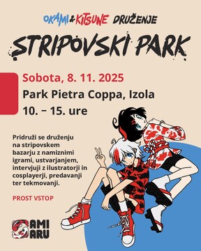 Druženje na stripovskem bazarju: Stripovski park