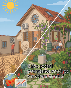 Dom v primežu vročine, simbolna slika 