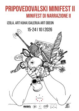 Pripovedovalski minifest, plakat.