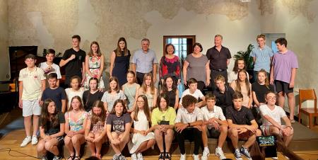 Sprejem najuspešnejših devetošolcev