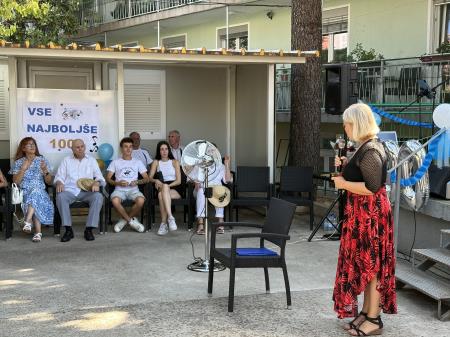 Slavljencu je čestitala tudi podžupanja Nataša Čerin.