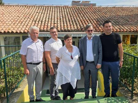 Z leve Milan Bogatič, Aleš Bržan, Barbara Švagelj, dr. Darjo Felda, Andrej Korenika.